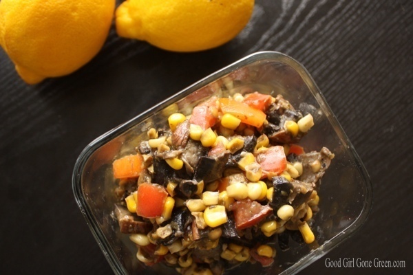 GoodGirlGoneGreen-Corn Salad with Lemon-Ginger Dressing