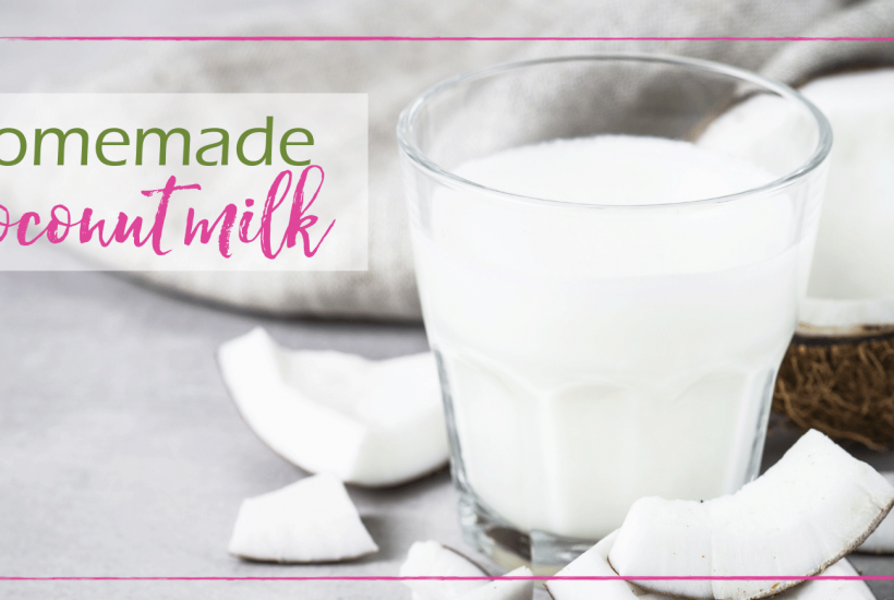 Homemade Coconut Milk - Good Girl Gone Green