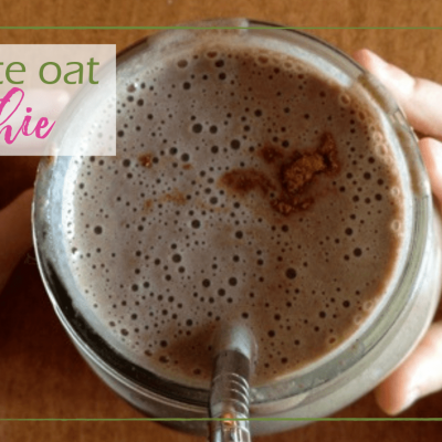 Chocolate Oat Smoothie