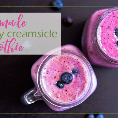 Rich and Creamy Homemade Blueberry Smoothie