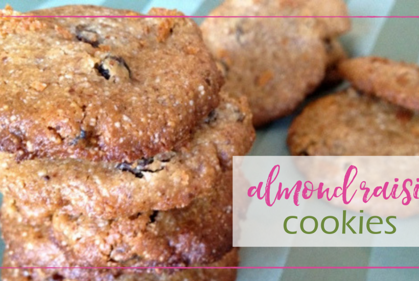 Almond Raisin Cookies | GoodGirlGoneGreen.com