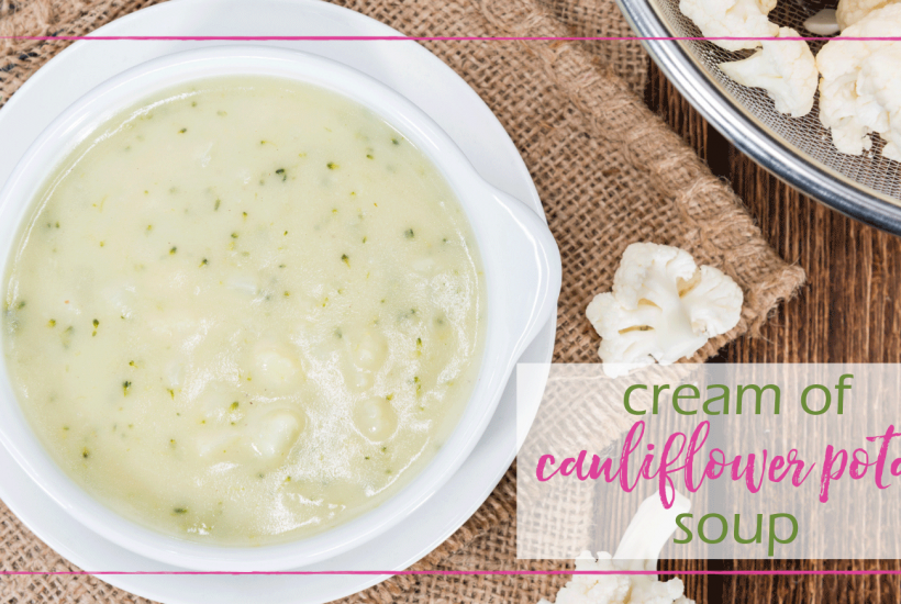 Cauliflower Potato Soup - Good Girl Gone Green