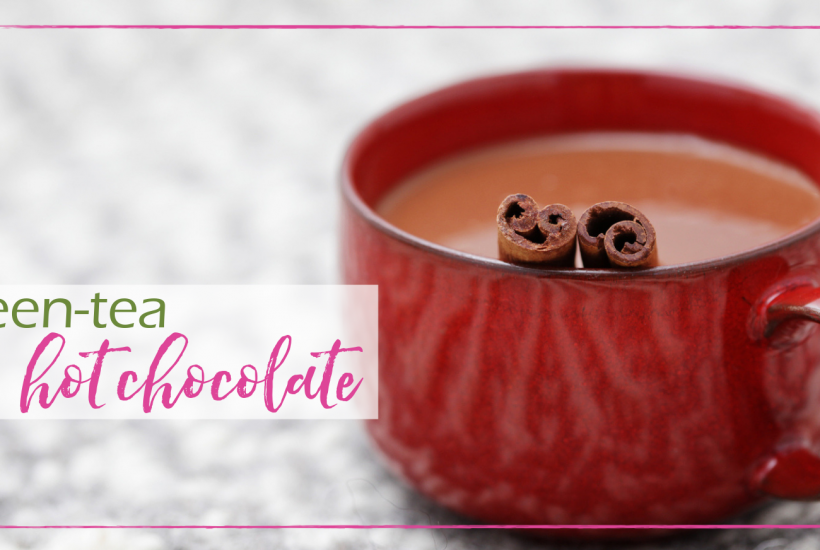 Green Tea Hot Chocolate | GoodGirlGoneGreen.com