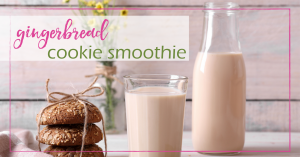 Gingerbread Cookie Smoothie | GoodGirlGoneGreen.com