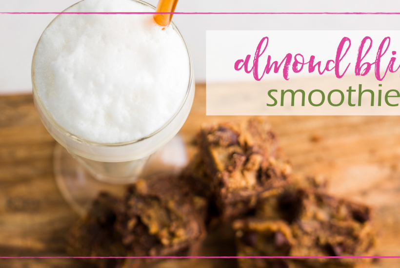 Almond Bliss Smoothie | Eco-conscious and sustainable lifestyle blog| GoodGirlGoneGreen.com