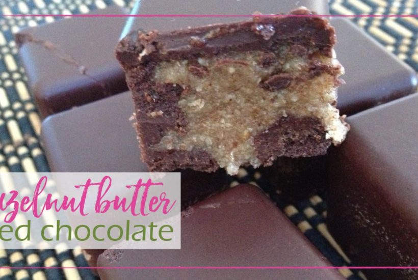 Hazelnut Butter Filled Chocolate goodgirlgonegreen