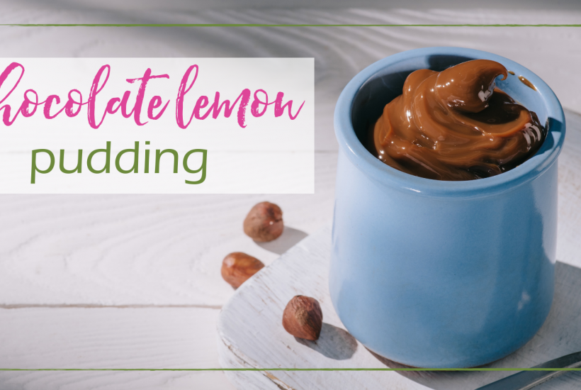 Chocolate Lemon Pudding | GoodGirlGoneGreen.com