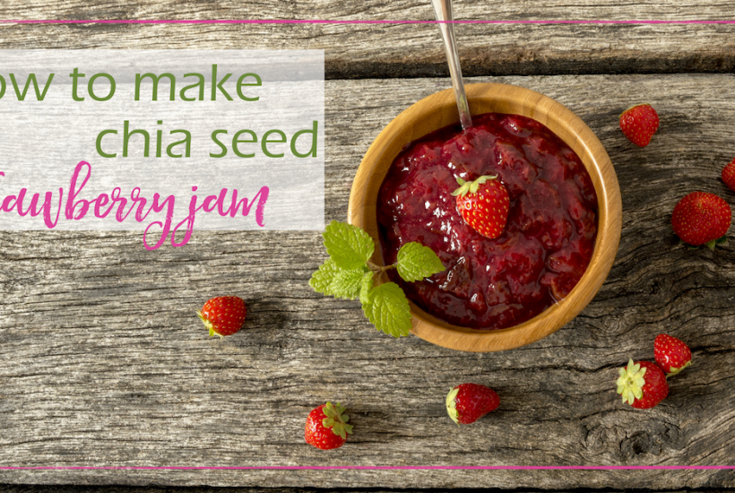 Chia Strawberry Jam | GoodGirlGoneGreen.com