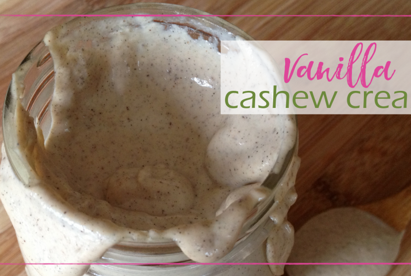 Vanilla Cashew Cream | GoodGirlGoneGreen.com