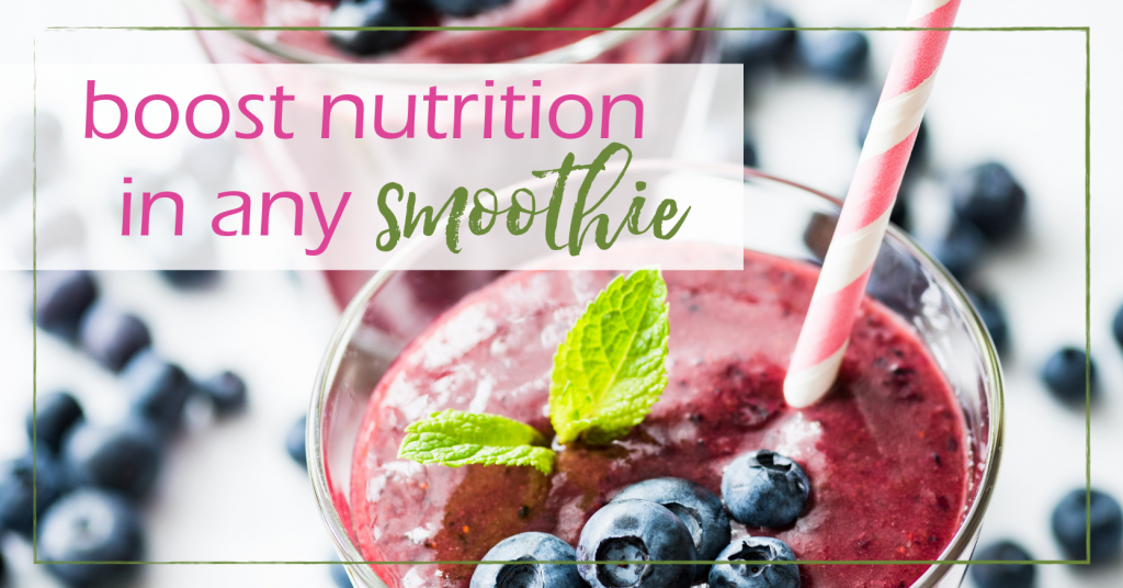 Ingredients to Boost Nutrition in any Smoothie | Good Girl Gone Green