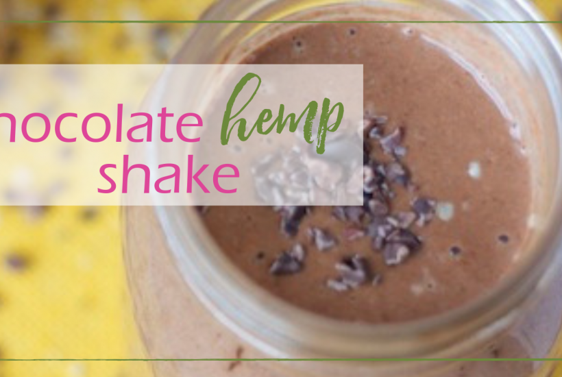 Chocolate Hemp Shake | GoodGirlGoneGreen.com