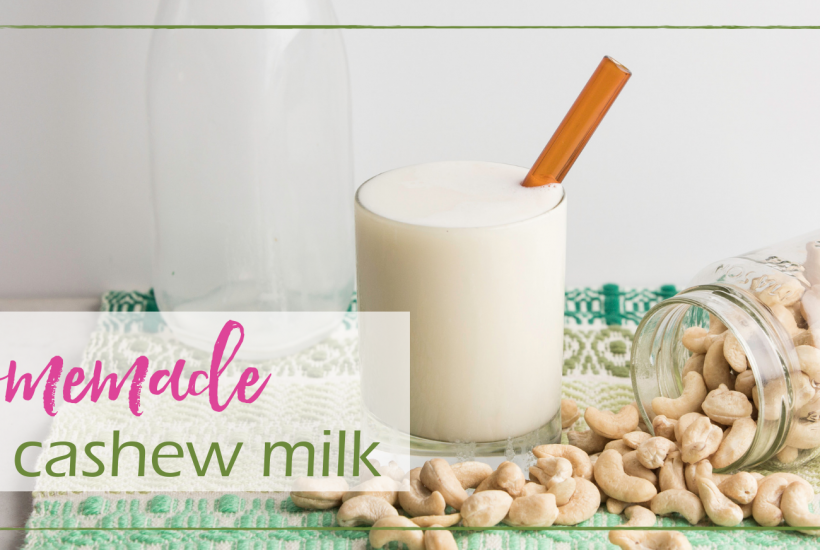 Homemade Cashew Milk | GoodGirlGoneGreen.com