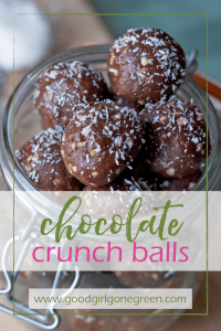 Chocolate Crunch Balls | GoodGirlGoneGreen.com
