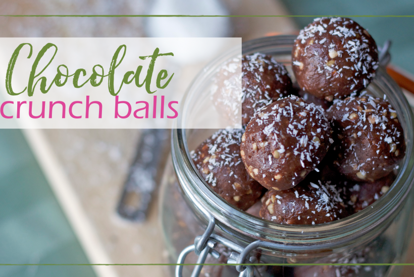 Chocolate Crunch Balls | GoodGirlGoneGreen.com