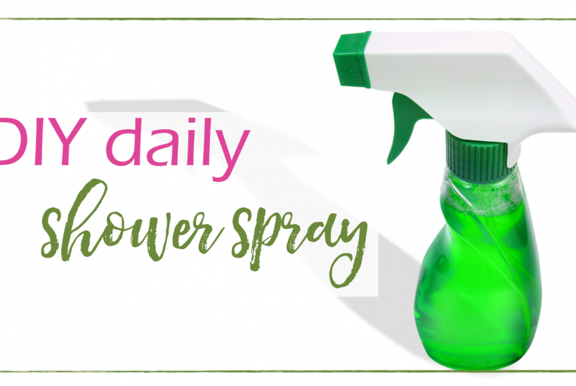 DIY Daily Shower Spray | GoodGirlGoneGreen.com