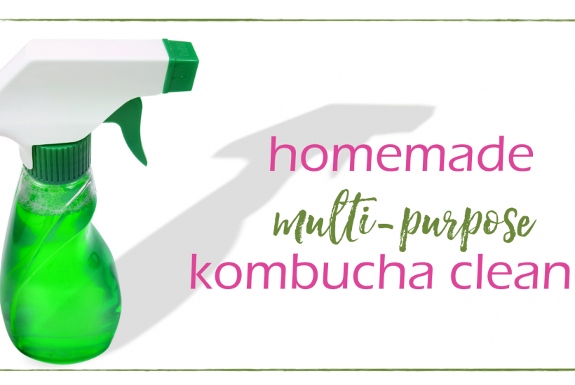 Multi-Purpose Kombucha Cleaner | GoodGirlGoneGreen.com