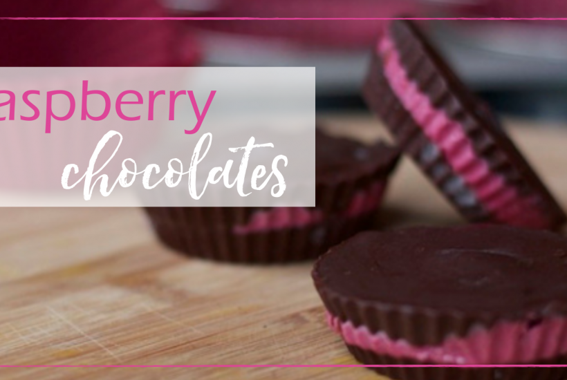 Homemade Chocolate Recipe (with Raspberry Filling!) | GoodGirlGoneGreen.com