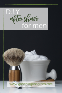 Homemade Aftershave Recipe | GoodGirlGoneGreen.com