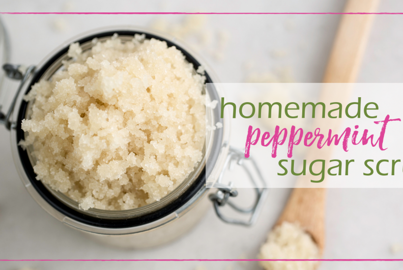 Sugar Scrub Recipe (Peppermint!) | GoodGirlGoneGreen.com