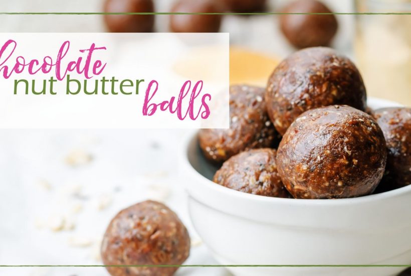 Chocolate nut butter balls GoodGirlGoneGreen